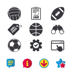Obraz premium Sport balls. Volleyball, Basketball, Soccer.