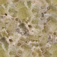 Tuinposter Oppervlak van het marmer met bruine tint, steentextuur. Naadloze vierkante achtergrond, tegel klaar. © Dmytro Synelnychenko