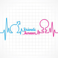 Happy Friendship Day Greeting stock vector