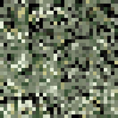 Military camouflage seamless pattern. Abstract chaotic geometric pattern