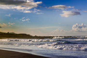 Coast town of Sao Rogue on the island of Sao Miguel