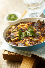 Potato pancakes or rosti