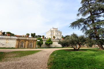 Fototapeta na wymiar Villa Doria Pamphili at the Via Aurelia Antica, Rome, Italy