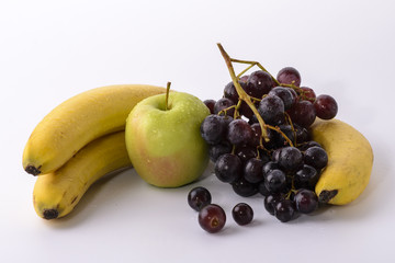 fruit on a white background