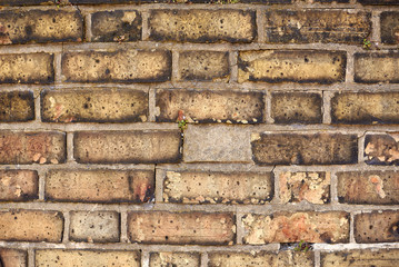 Brick wall background texture, good for graffiti