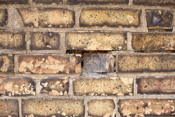 Brick wall background texture, good for graffiti