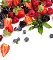 Fototapeta na wymiar Fresh organic berries