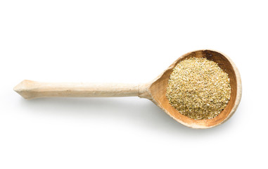 Calming and soothing chamomile tea, topview