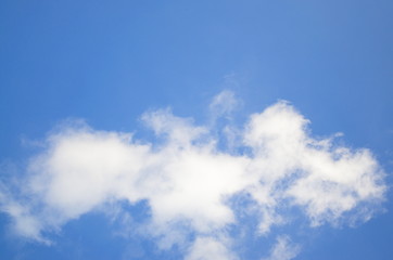Blue sky with clouds background and textures. 