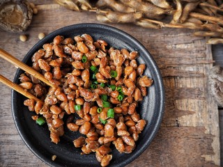 Natto japanese food