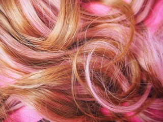 Pink hair background