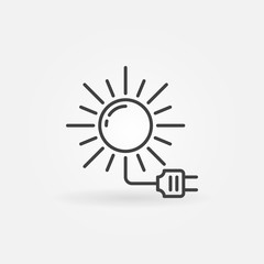 Solar energy icon