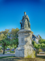 Obraz premium Maria Cristina Queen Sculpture in San Sebastian Spain