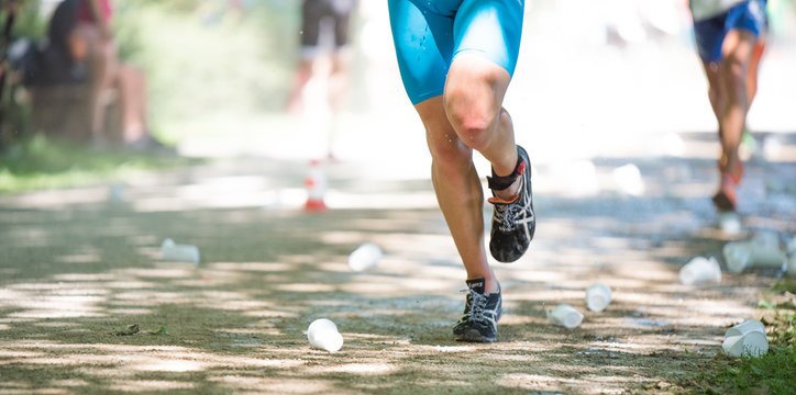 Tiathlon - Laufen - Joggen - Wettkampf
