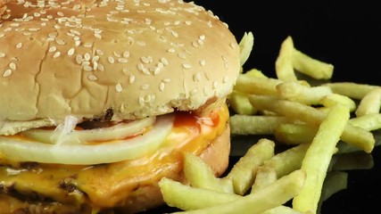 Delicious Food Hamburger