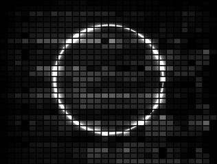 Abstract background. Deepening voluminous objects, from wavy lines