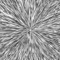 Abstract background. Deepening voluminous objects, from wavy lines