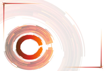 Technology Red Abstract Mesh Background with Circle System, Lines and Fast Digital Shapes.  Fast Red Futuristic technology style. EPS10 Design Layout for Your Slide Business.