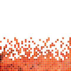 abstract vector square pixel mosaic background