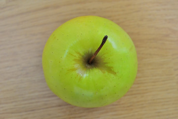 Maçã, maçã verde, maçã vista de cima, fruta, macieira, alimento, saudável