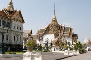 Fototapeta premium The Grand Palace in Bangkok, Thailand