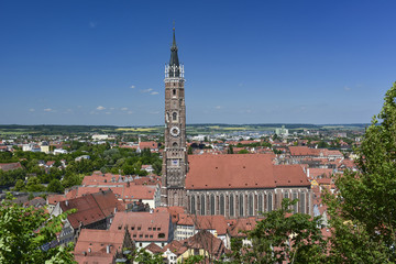 LANDSHUT - Martinskirche-h&ouml;chster Backsteinturm der Welt