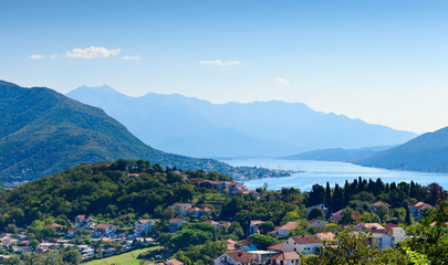Fototapeta na wymiar Bay of Kotor Montenegro, the Balkans, Europe