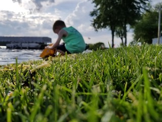 Dump Trucks and Lake Days