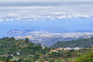 Fototapeta na wymiar Village on Gran Canaria