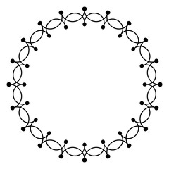 Decorative vector frame