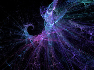 abstract fractal spiral pattern