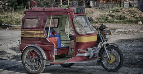 in asia philipphines the typical  motorbike