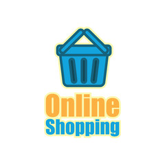 online store / online shopping logo for your business online. vector illustration