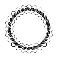 Ecology stamp emblem icon vector illustration graphic design