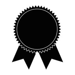 Award ribbon isolated icon vector illustration graphic design