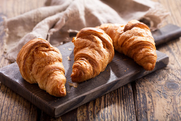 fresh baked croissants