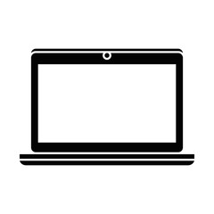 Laptop pc computer icon vector illustration graphic design