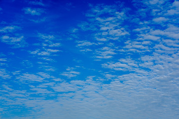 Clouds on blue sky