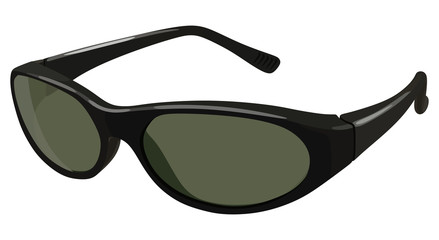 Black sunglasses side