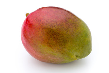 Mango fruit isolated on white background .