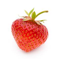 Strawberry isolated on white background. Fresh berry.