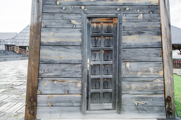 Simple Door pattern - 3d modelling, wooden, grey