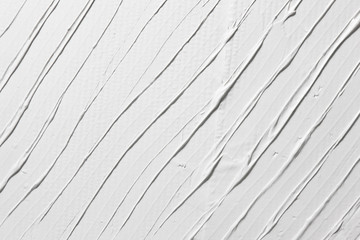 Relief White Texture Plaster Structure Background Stucco Repair Stripe Decorative Free Space Design Concept