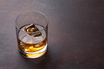 Whiskey with ice