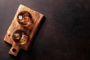 Whiskey with ice