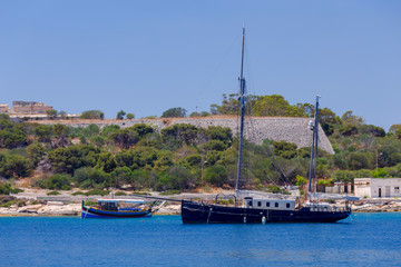 Fototapeta na wymiar Malta. Manoel Island.