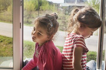 A quarrel between friends. Negative emotions: resentment, disappointment. Conflict situation between children.