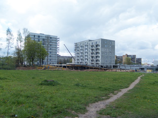 building new house in Vilnius