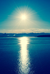 Glacier Bay Sunrise Warm
