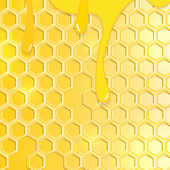 Icon honeycomb vector Abstract background hexagon